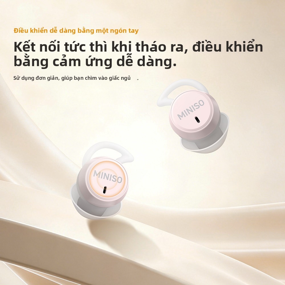 MINISO MS217 Tai nghe ngủ không dây 6.0 AI Tai nghe dịch thuật thời gian thực thông minh 3g Tai nghe âm thanh nổi HiFi vô hình và thoải mái cho | BigBuy360 - bigbuy360.vn