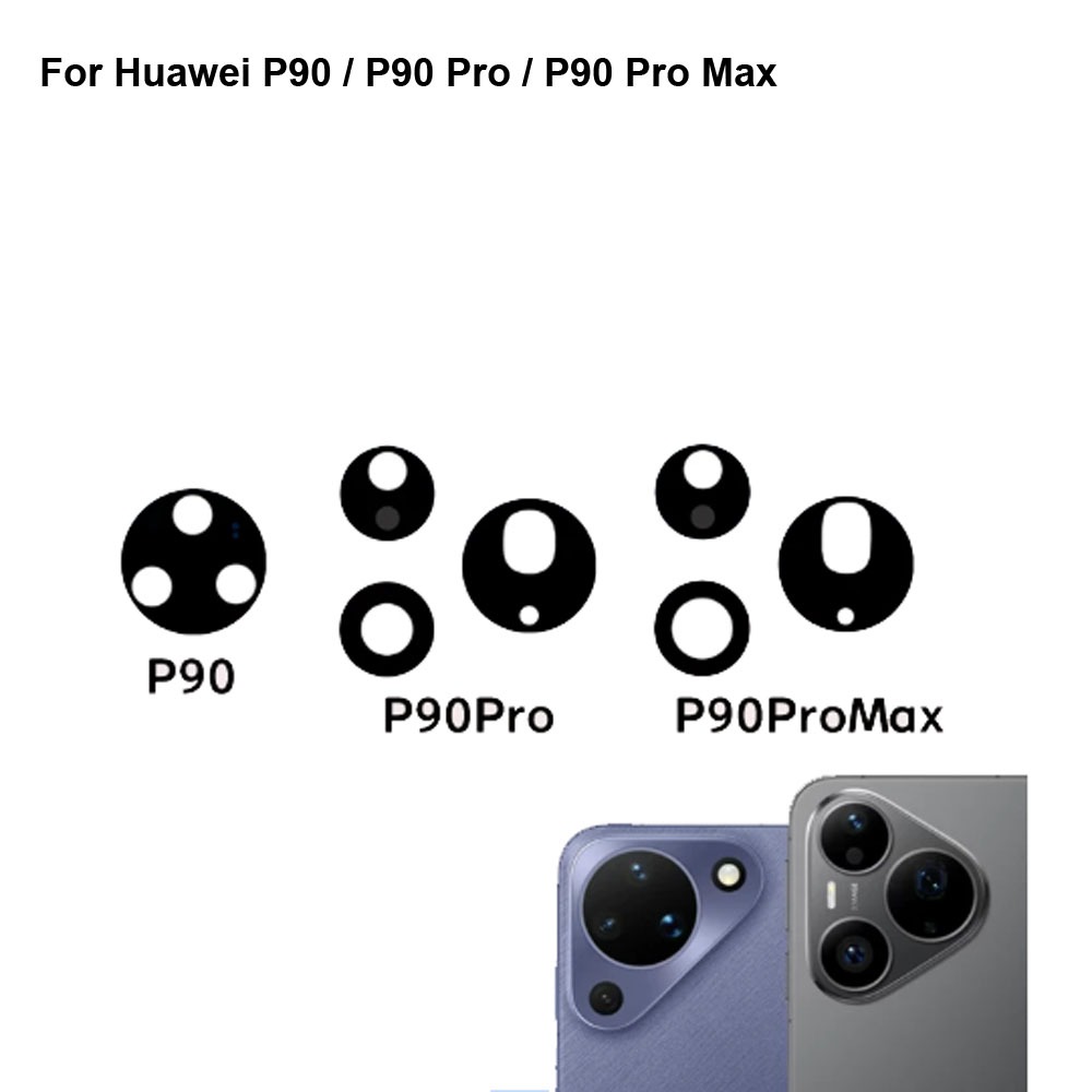 Dành Cho Huawei P90 P90 Pro P90 Pro Max Thay Thế Mặt Sau Camera Ống Kính Kính Cho Huawei P 90 Kính Ố