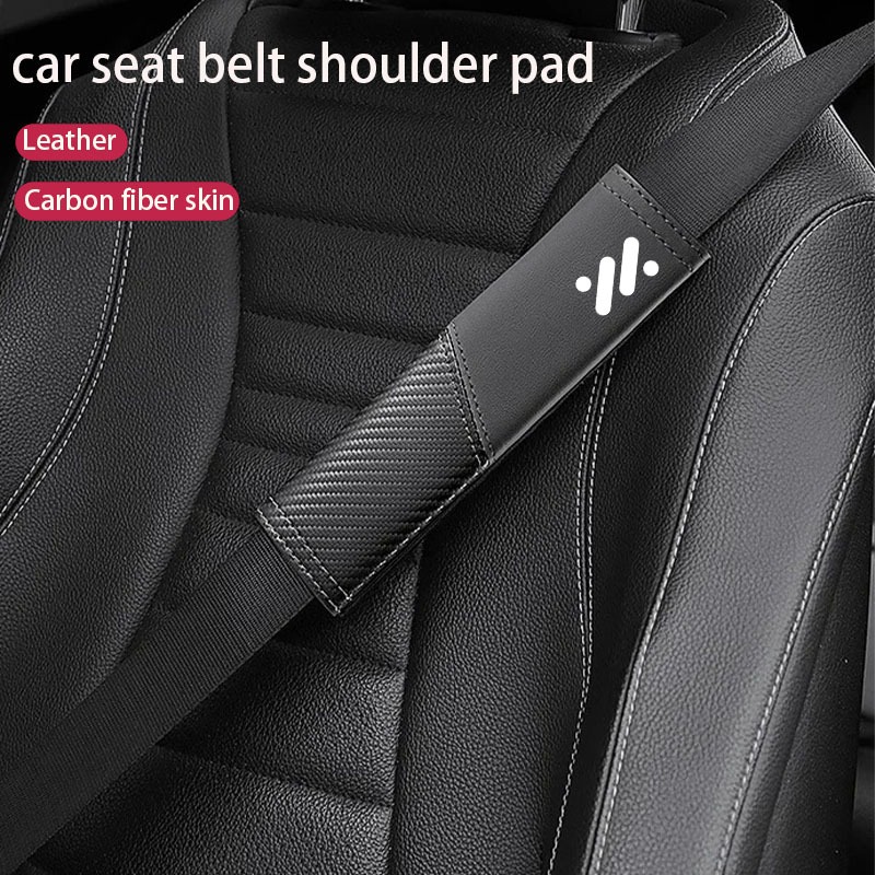 Miếng đệm thắt lưng an toàn ô tô bằng da PU bảo vệ dây an toàn cho IM L6 L7 LS6 LS7 L7pro