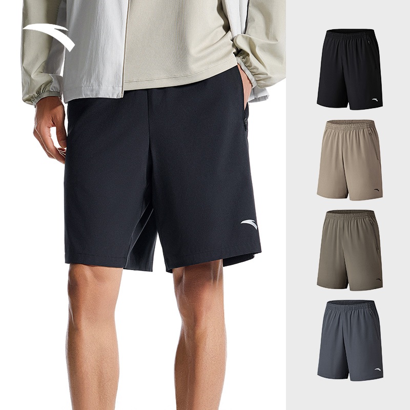 [Khô Nhanh] Quần Đùi Nam Thể Thao ANTA Men Quick-Dry Shorts Training Co Giãn Thoáng Mát 952527520
