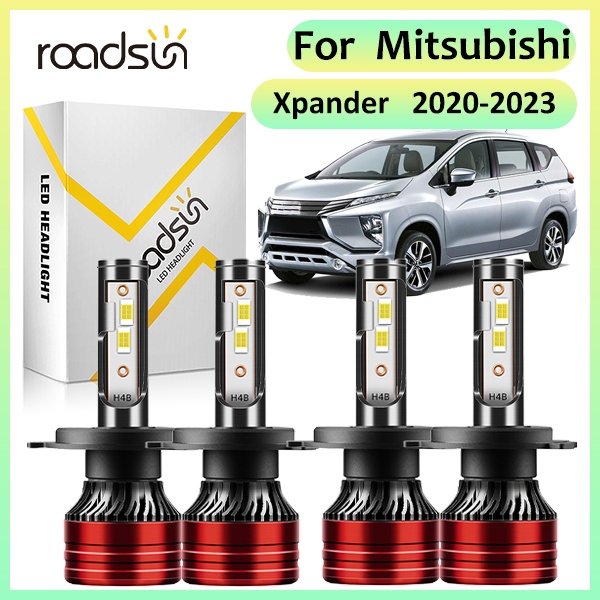 Phù Hợp Cho Mitsubishi Xpander 2020-2023 Bóng Đèn Pha Ô Tô Siêu Trắng Halogen 400% Độ Sáng Chùm Cao 