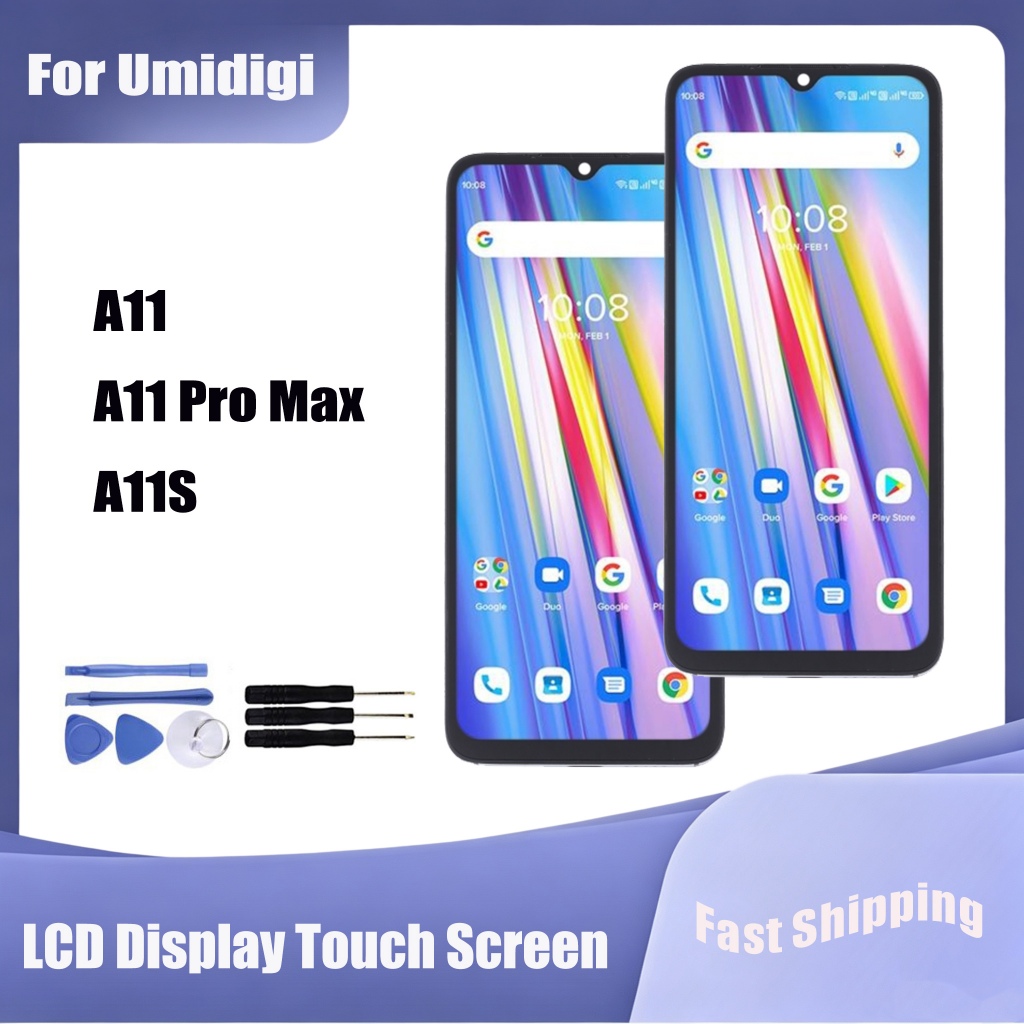 Dành Cho Umidigi A11 A11S A11 Pro Max Màn Hình Hiển Thị LCD Bộ Số Hóa Cảm Ứng Thay Thế