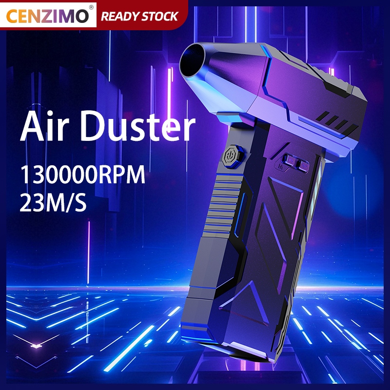 CENZIM 130000RPM Mini Turbo Jet Fan Điện Air Duster 3 Gear Máy Thổi Bạo Lực Di Động Có Vệ Sinh Xe Hơ
