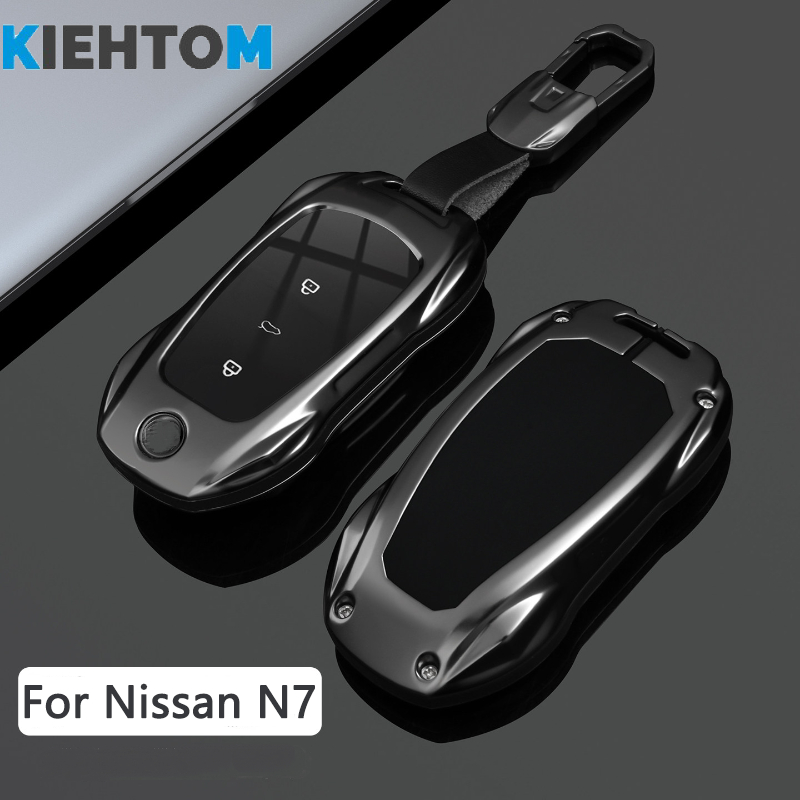 Chìa Khóa Kim Loại Fob Dành Cho Nissan N7 2025 N7 Năng Lượng Mới Pro / Max Xe Từ Xa Vỏ Bảo Vệ Phụ Ki