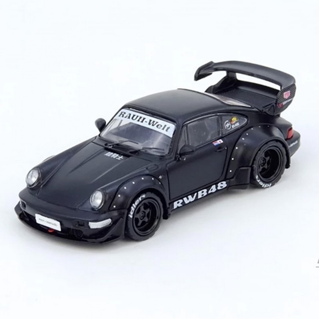 Inno64 IN64-RWB964-BM 1 / 64 RWB 964 Đen Matt Diecast Cân Xe Mô Hình