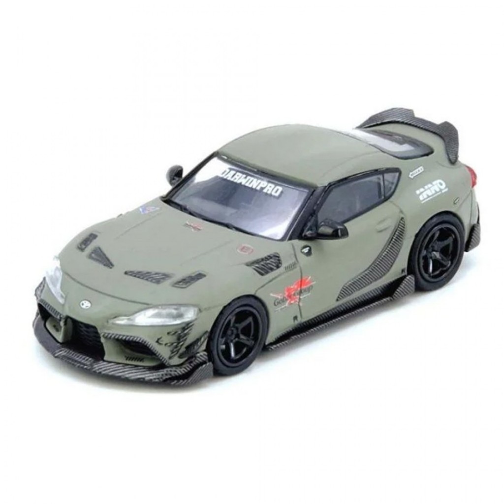 Inno64 IN64-A90DP-MATGR 1 / 64 TOYOTA SUPRA A90 DARWIN PRO Matt Green Diecast Cân Xe Ô Tô Mô Hình