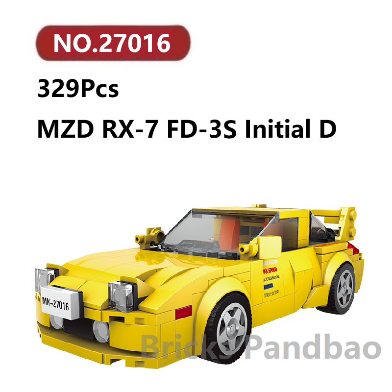 ✨MZD RX7 FD3S Đồ Chơi Lắp Ráp Mô Hình 329Chi Tiết Mould King Car Lắp Ghép Xếp Hình