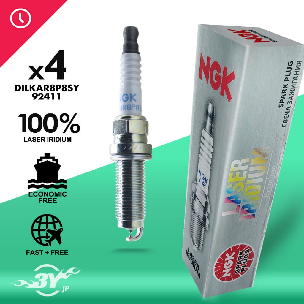 NGK DILKAR8P8SY (@ 1 cái) ☄️Đầu đôi☄️ Honda Accord CV1, Civic FC, CR-V TME NGK 92411 Bugi Iridium La