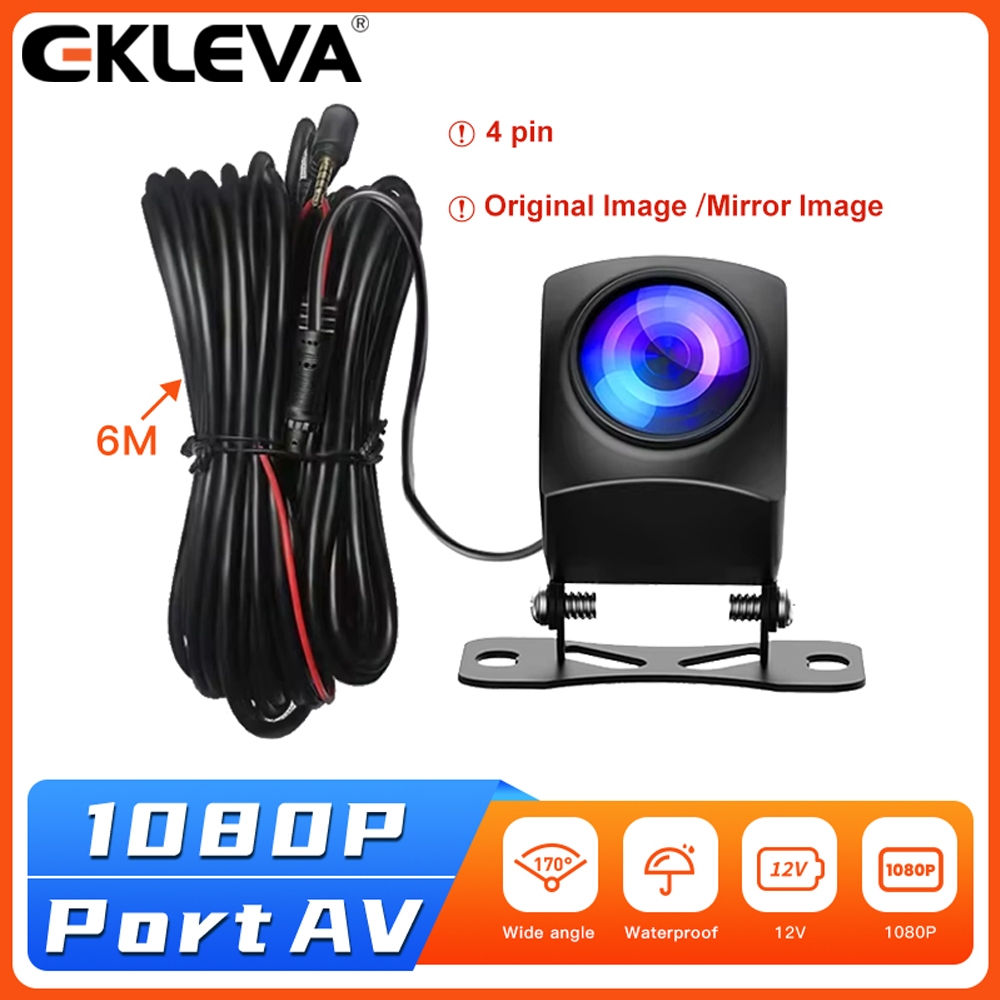 EKLEVA Bộ Camera Lùi Xe Hơi Nhìn Ban Đêm Có Jack Cắm 2.5MM Chất Lượng Cao Lưng