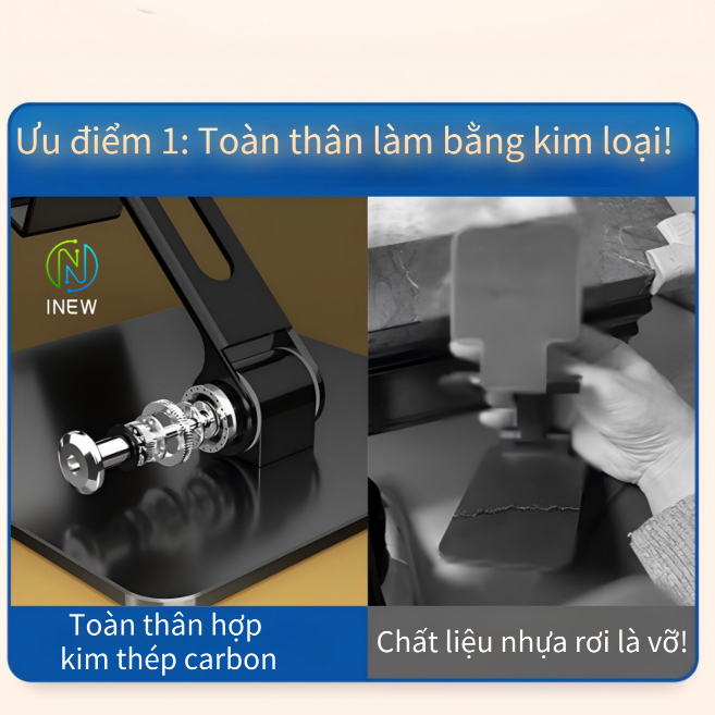 Giá đỡ máy tính bảng mới Máy tính để bàn Điện thoại di động Gấp kim loại lười Thích hợp cho ipad | BigBuy360 - bigbuy360.vn