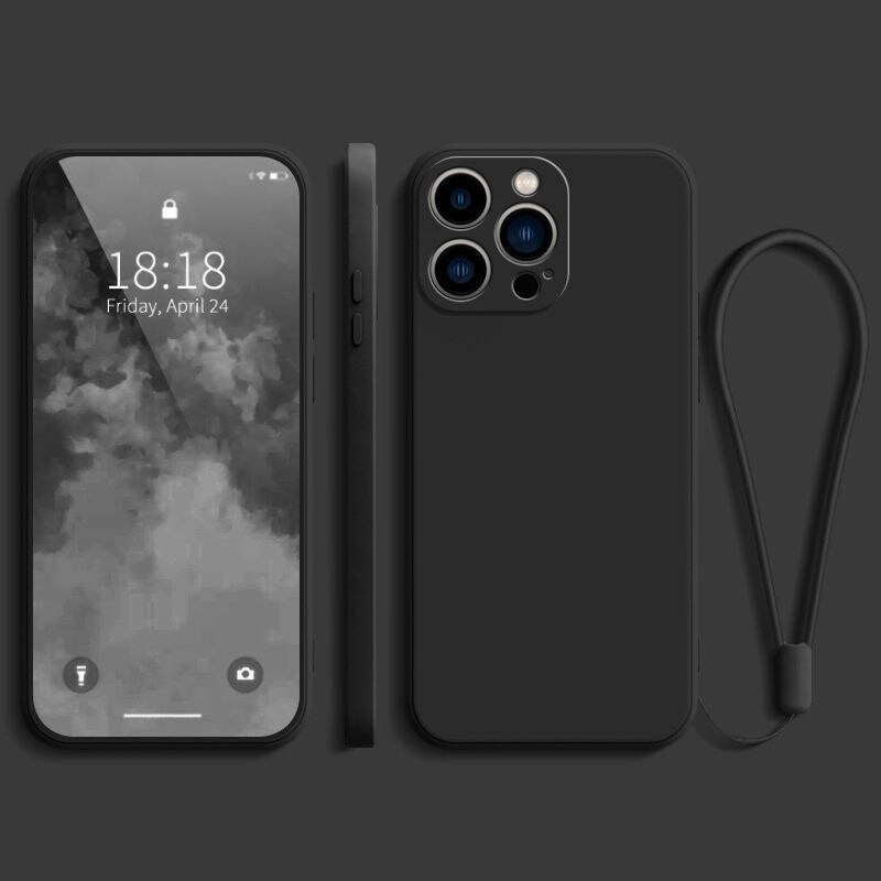 Dành Cho iPhone 16 Pro Max iPhone 17 Pro Max iPhone 16 Plus 16E 17 Air Phone Case Silicon Màu Trơn C