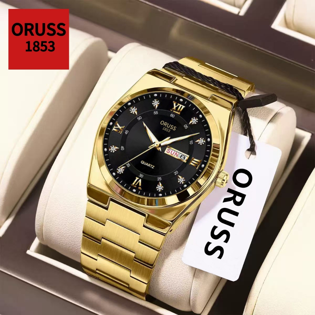 Đồng hồ đeo tay nam sang trọng chính hãng ORISS Đồng hồ đeo tay công sở chống nước bằng thép không g