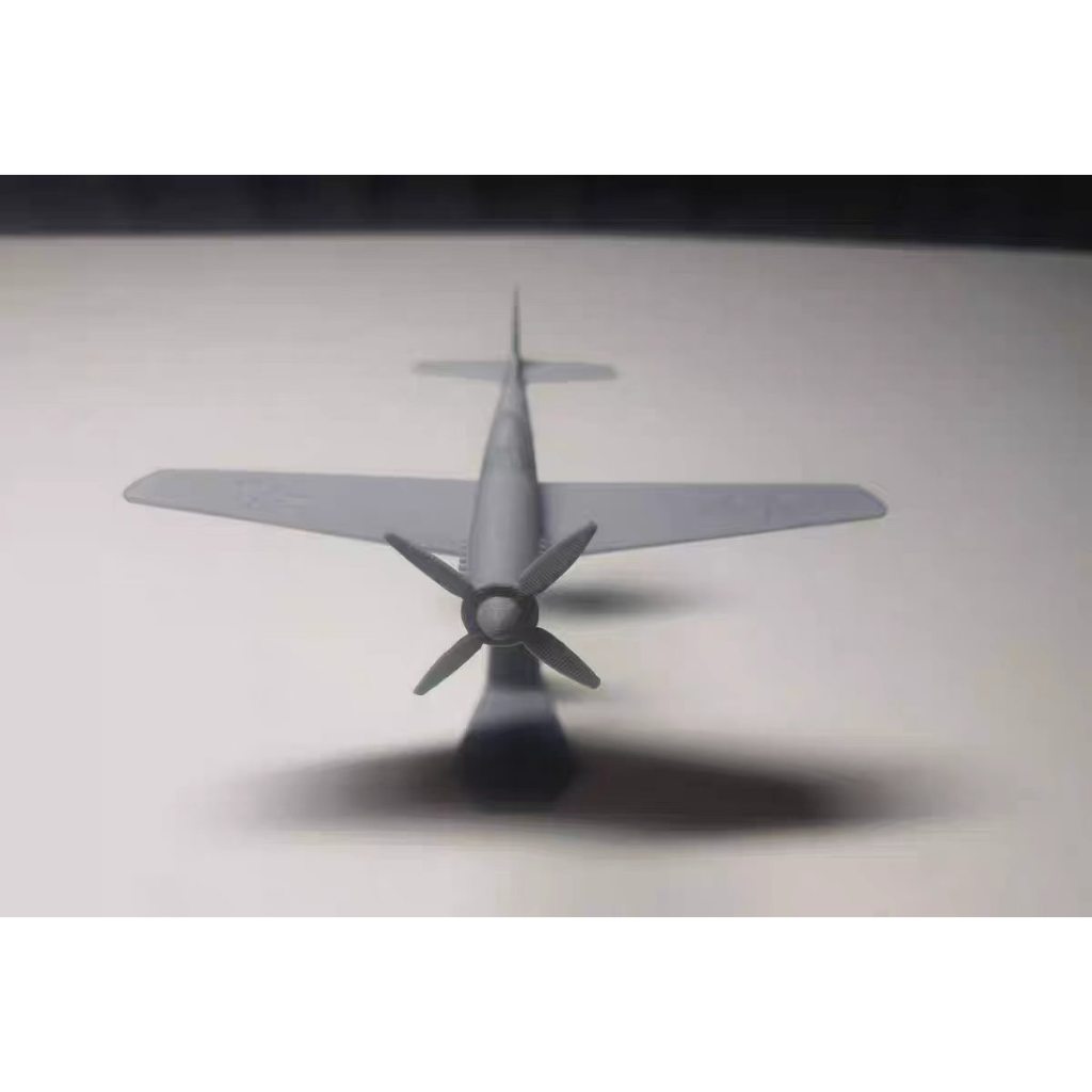 Mô hình in 3D Máy bay chiến đấu chiến tranh thế giới thứ hai Mustang P51 [10 * 12cm], Kích thước tùy