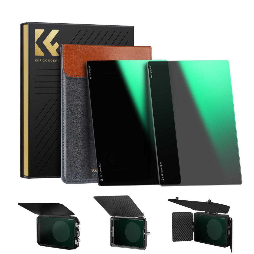 K & F CONCEPT Square 1 / 4 khuếch tán màu đen / 1 / 8 khuếch tán màu đen / UV / Blue Streak / ND8 / 