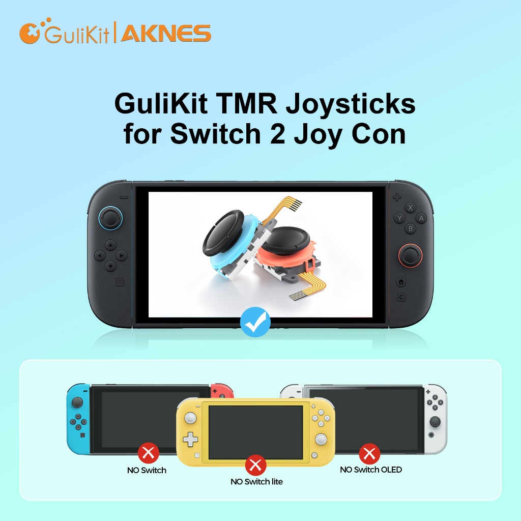 Cần điều khiển GuliKit TMR cho Switch 2 Joy Con NS70