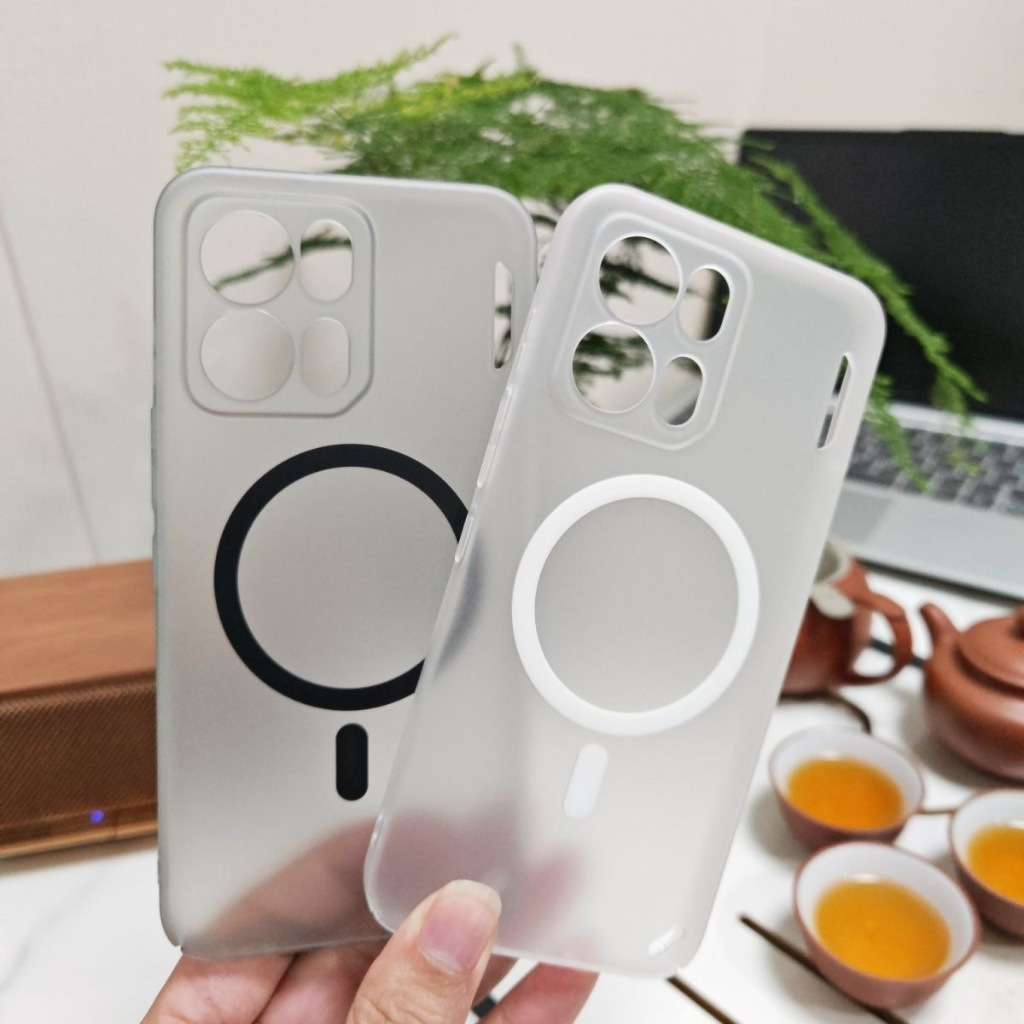 Dành Cho OPPO K15 Pro Ốp Điện Thoại Từ Tính Cho OPPO K15 Pro + 5G Vỏ Mềm TPU Trắng Trong Suốt Cho OP