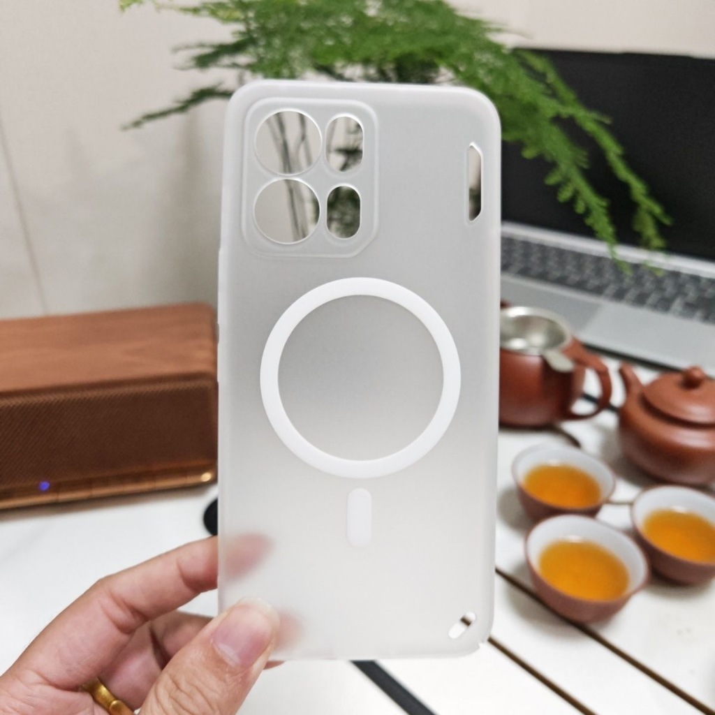 Dành Cho OPPO K15 Pro Ốp Điện Thoại Từ Tính Cho OPPO K15 Pro + 5G Vỏ Mềm TPU Trắng Trong Suốt Cho OP