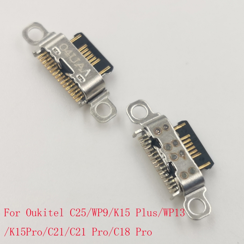 10-50 Cái Đầu Nối Cắm USB Cho Oukitel K15 Plus WP13 C21 C18 Pro C25 WP9 Sạc Loại C C18Pro K15Pro C21
