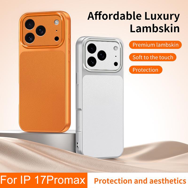 Ốp lưng da mềm Deluxe Seconds Change i17 cho iPhone 17 16 15 14 13 12 Pro MAX 17Air