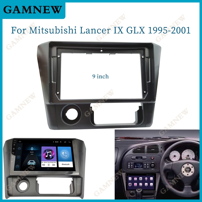 Bộ chuyển đổi Fascia khung ô tô 9 Inch cho 2008 MITSUBISHI LANCER (9INCH, LHD) Bộ bảng điều khiển lắ