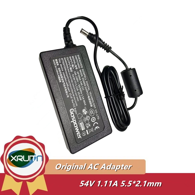 Chính Hãng Gospower Chế Độ Chuyển Đổi Nguồn Điện 54V 1.11A 59,94W AC Adapter Sạc Cho RG-EG105G-P Ngu
