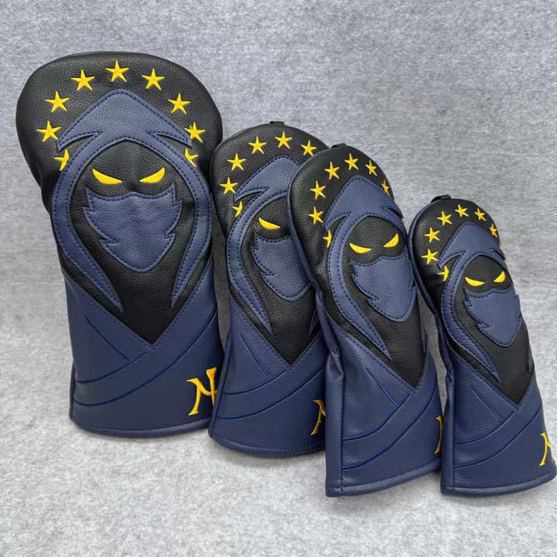 MIURA New Ninjago Style Golf Club Driver Wood Hybrid Iron Headcover (4,5,6,7,8,9, P, A, S) Vỏ bảo vệ
