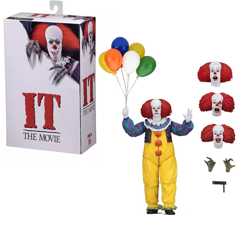 Pennywise Nhân Vật Hành Động 1990 IT Bộ Phim Cổ Điển Joker Stephen King Chú Hề Ultimate Đồ Chơi Kinh