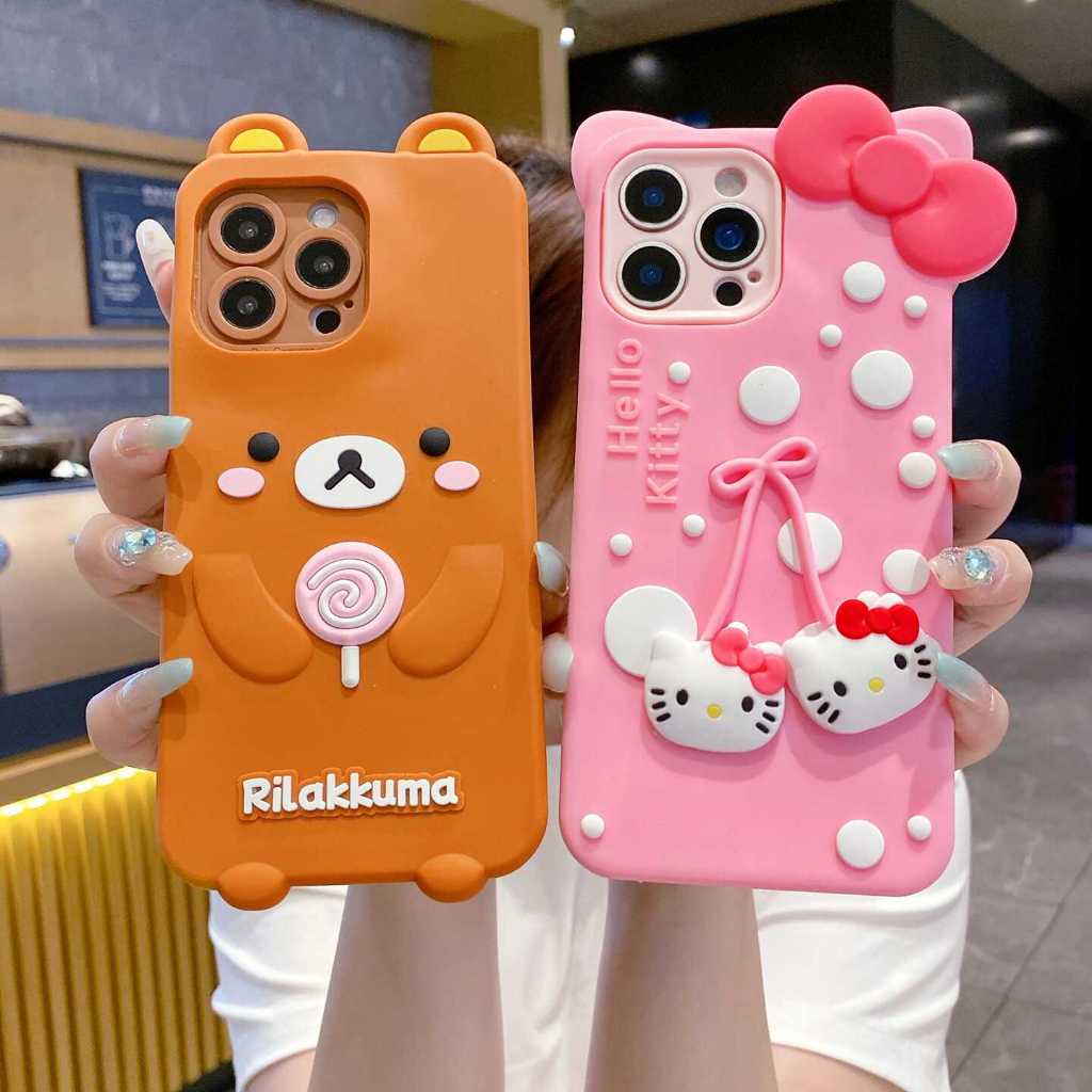 Ốp điện thoại hoạt hình cho Honor Magic 8 7 6 5 Pro KT Rilakkuma