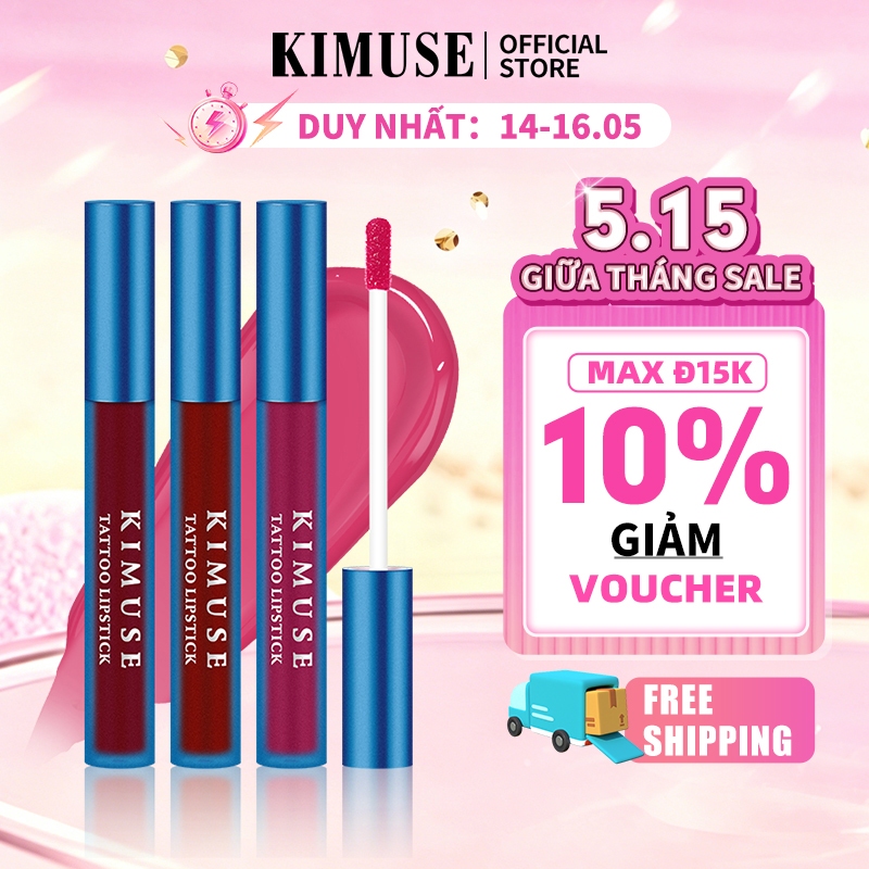 Son xăm KIMUSE dạng lột kháng nước và lâu trôi