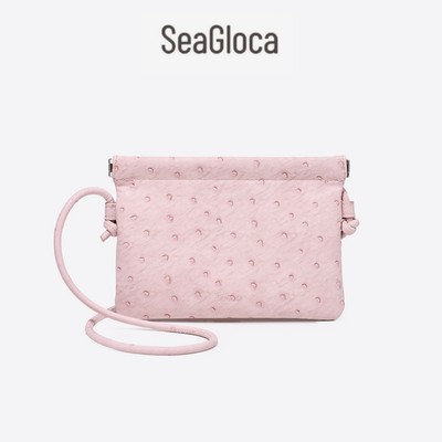 SeaGloca  Túi đeo chéo da mềm nổi Chic Dot Túi thiết kế hàng ngày tối giản dành cho nữ 10007
