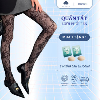 Quần ren Gợi Cảm Jacquard Lưới Vớ Merader Màu