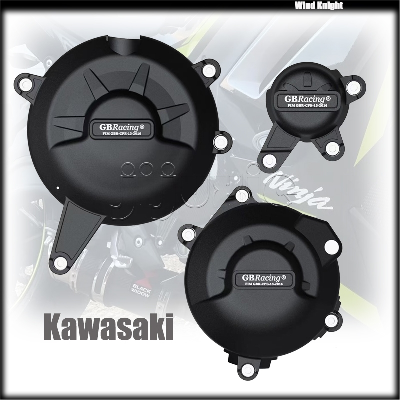Dành Cho Kawasaki Ninja650 Z650 Ninja500 Z500 NInja400 Z400 Bảo Vệ Động Cơ Xe Máy Có Cạnh Chống Va Đ
