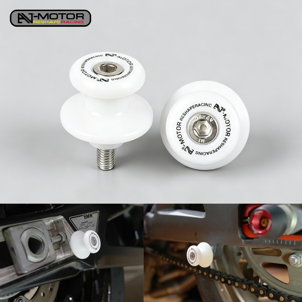 8MM POM Xe Máy Tay Xoay Ống Lót Paddock Đứng Bobbins Cho Xe Honda CBR1000RR CBR1000RR-R CBR600RR CBR