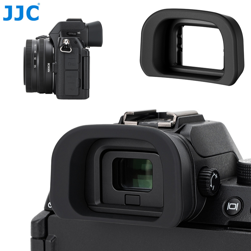 JJC EN-Z50II Vuông Silicon Mềm Camera Eyecup Thích Hợp Cho Máy Ảnh Nikon Z50 II Z50II Kính Quan Sát 