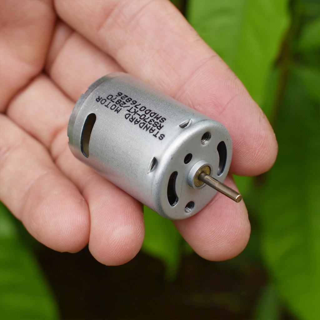 TIÊU CHUẨN DC 7.4V 12V Micro 370 Động cơ 22000RPM Bàn chải Carbon mô-men xoắn cao tốc độ cao RS370-K