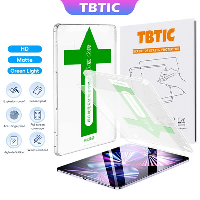 Kính Cường Lực TBTIC Cho iPad Air 8 7 M4 M3 2026 2025 6 10.9 5th 4th Pro 11 2024 Mini 3th 12th 11th A16 10th 9th 8th 7th 6th Gen 5 4 10.5 10.2 9.7 Bảo Vệ Màn Hình Ánh Sáng Xanh Mờ Dễ Dàng Lắp Đặt