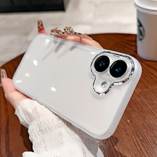 Ốp Lưng Silicon Chống Sốc Trong Suốt Ốp Lưng Điện Thoại iPhone 17 Air 16 15 14 Plus 13 12 11 Pro Max Bảo Vệ Camera Trong Suốt