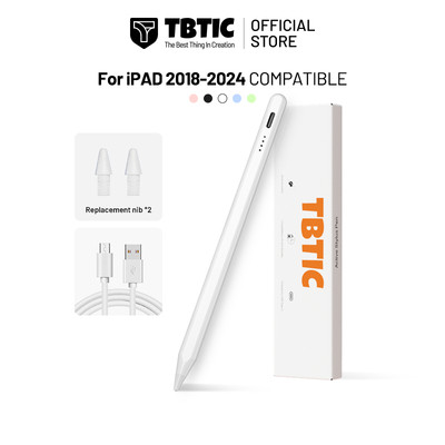 TBTIC Bút Stylus Cho iPad Air8/7/6,12/11/10th Pro 12.9 9th 8th 7th 6th Mini 7 6 5 Gen 2026 2022 2021 2020 2019 2018