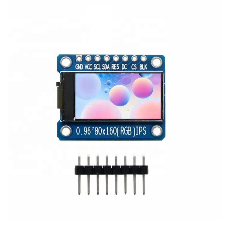 Mô-đun hiển thị LCD TFT 0.96 Inch Độ phân giải 80x160 ST7735 IC điều khiển Full Color 3.3V