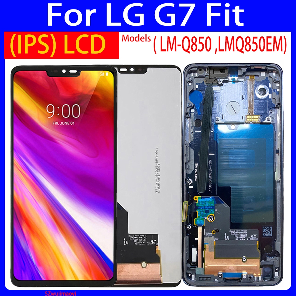 Dành Cho LG G7 Fit LM-Q850 LMQ850EM Màn Hình LCD Bộ Số Hóa Màn Hình Cảm Ứng Cho LG G7 Fit Màn Hình H