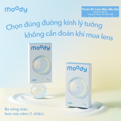 [thước đo lens màu moody] Đo chính xác kích thước đồng tử và tròng mắt ,test đường kính hoa văn nhỏ trung bình, lớn,chuyên dùng cho người mới
