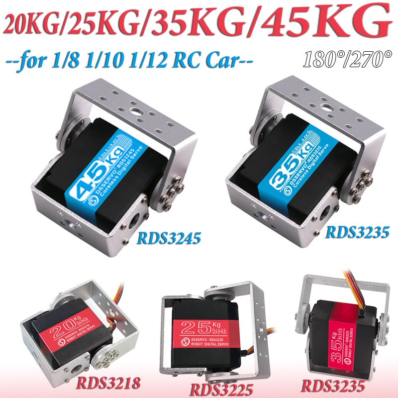 Servo mô-men xoắn cao DS3218 20KG DS3225 25KG DS3235 35KG DS3245 45KG 180°/270° Servo kỹ thuật số kh