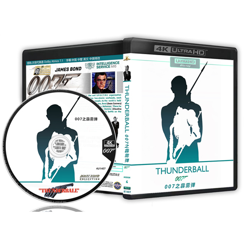 [Tiếng Anh] Blu-ray HD Movie 4K UHD 1080P Thunderball (4K)