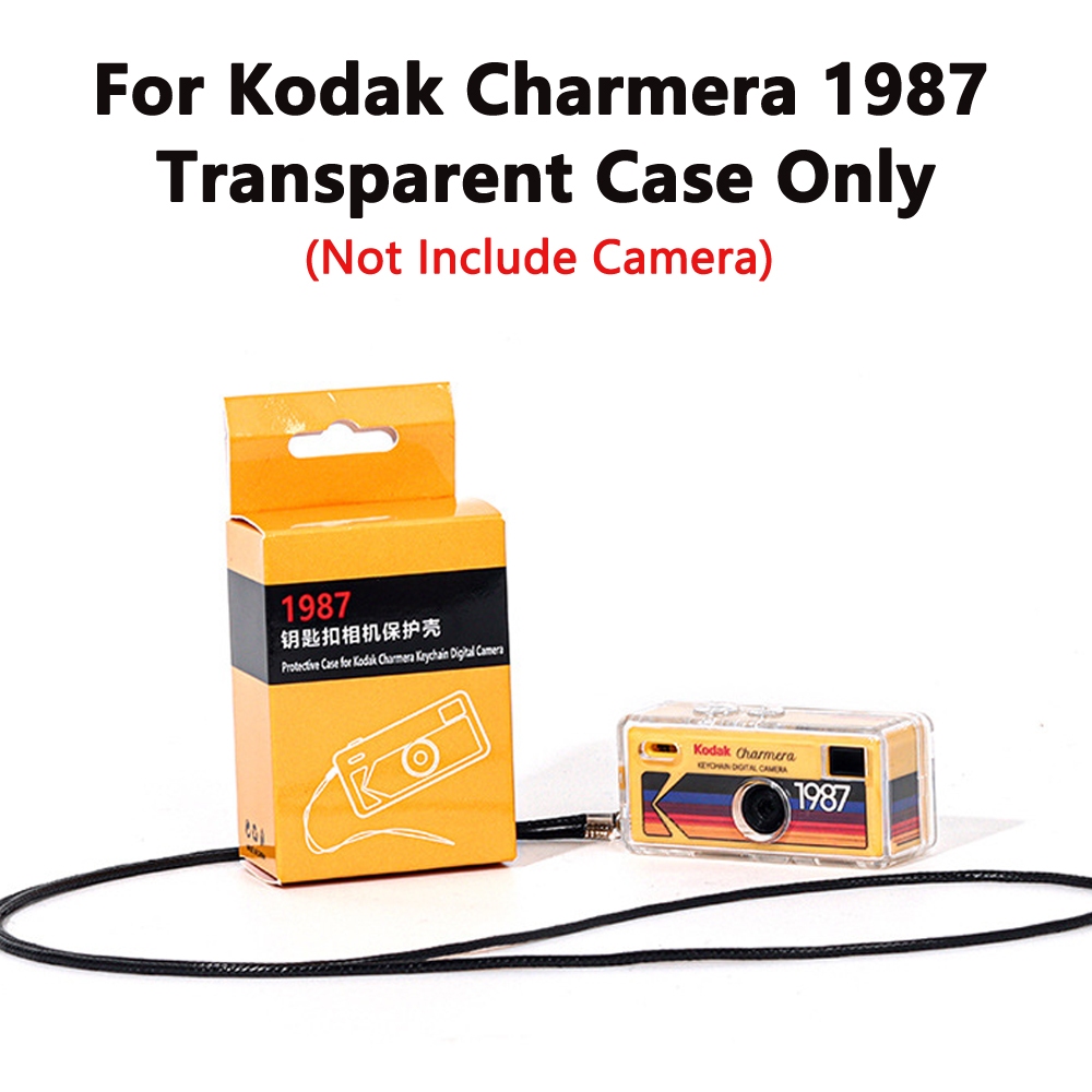 Dành Cho Kodak Charmera 1987 Camera / Charmera MILLENNIUM Ốp Lưng Trong Suốt Bảo Vệ Camera Có Dây Đe