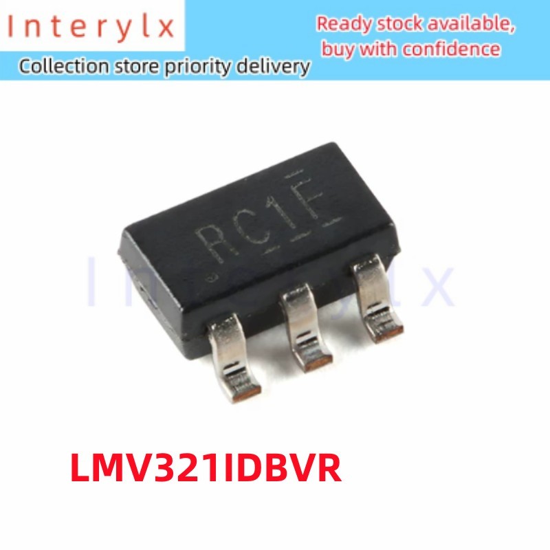 10 Cái / lô Miếng Dán LMV321 LMV321IDBVR LMV321IDBV SOT-23-5 Chip Khuếch Đại Hoạt Động Đơn Điện Áp T