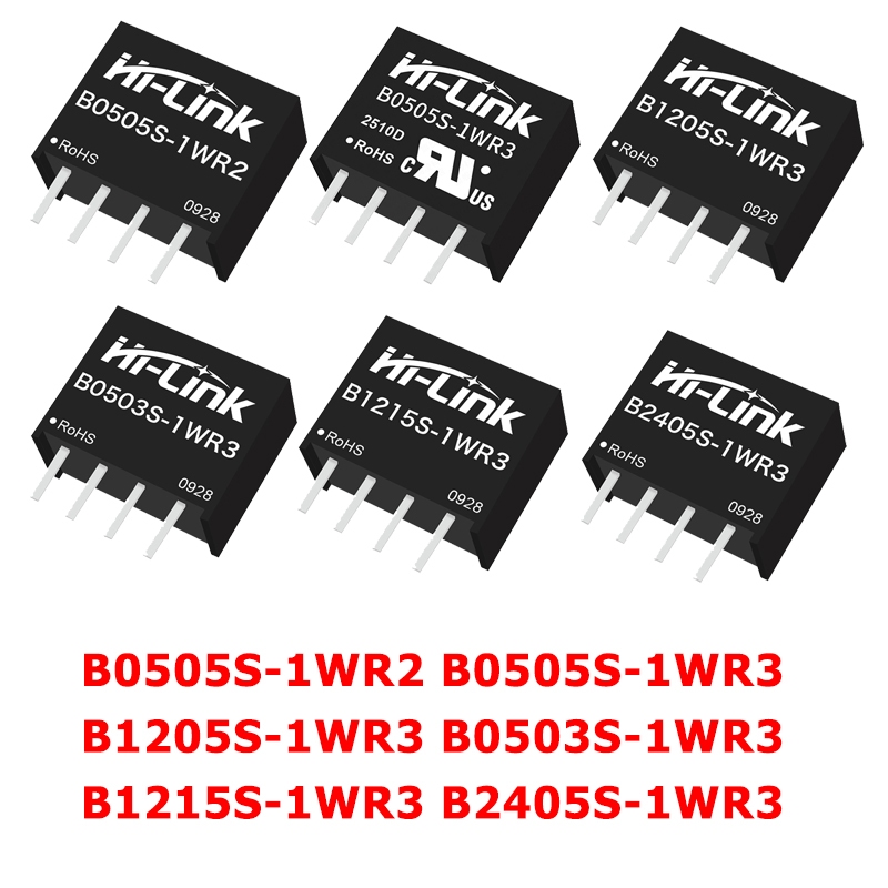 Bộ 5 B0505S-1WR2 B0505S-1WR3 B1205S-1WR3 B0503S-1WR3 B1215S-1WR3 B2405S-1WR3 DC-DC 1W Mô-đun cung cấ