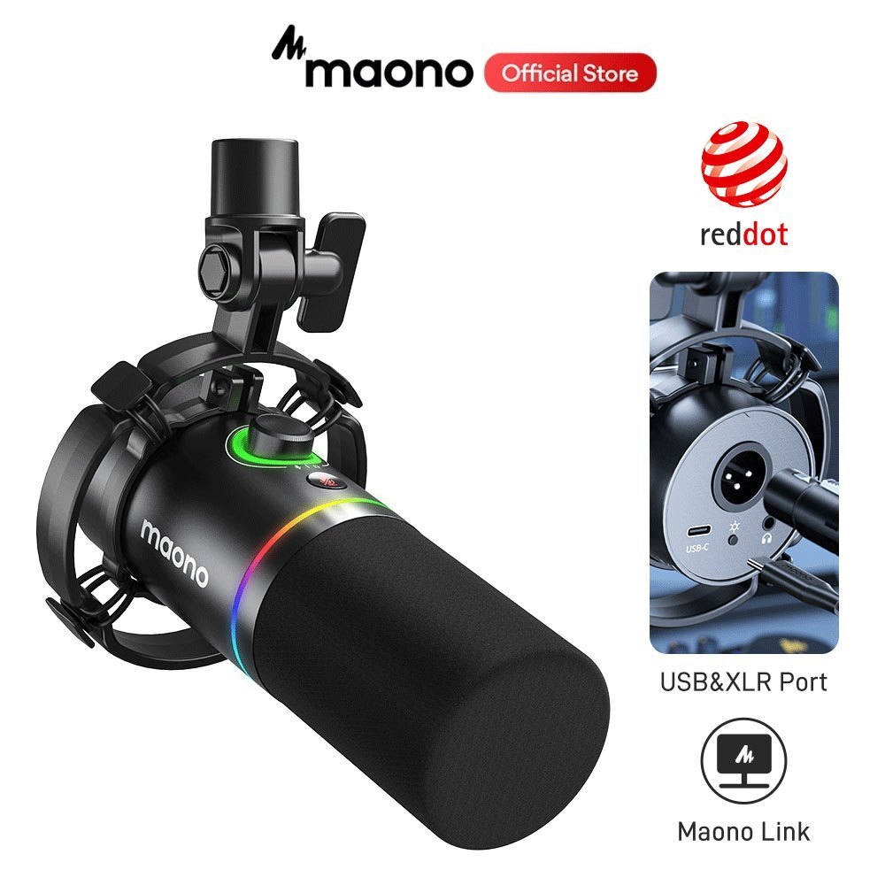 Micro MAONO PD200X Cổng USB / XLR Chuyên Dụng Chơi Game Cho PC / Điện Thoại