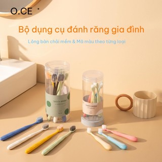 【OCE】Bộ bàn chải đánh răng OCE, bảo vệ nướu, làm sạch sâu, lông mềm mịn,Kháng khuẩn，8*8*20