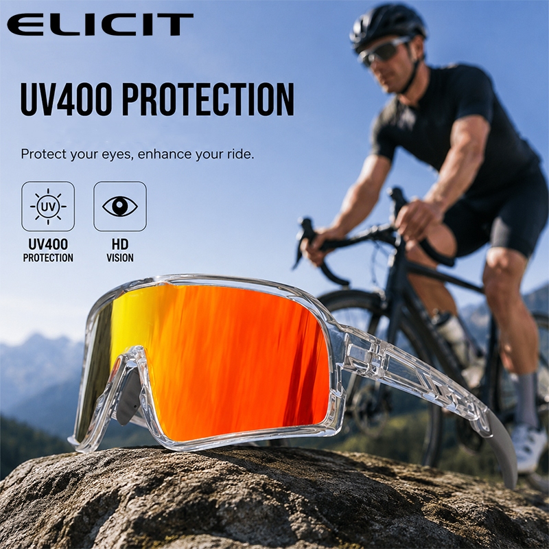 ELICIT Đi Xe Đạp Kính Mát Thể Thao Ngoài Trời Xe Đạp Kính Người MTB Leo Kính Mắt Nữ Lái Xe UV400 Đườ