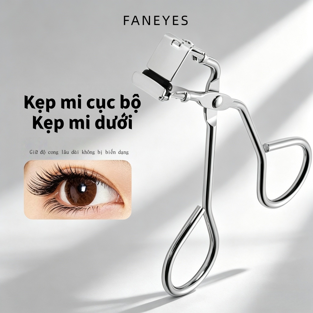FANEYES Kẹp mi kẹp mi cục bộ dụng cụ hỗ trợ dán mi giả kẹp mi dưới mắt giữ nếp cong lâu dài kẹp mi g